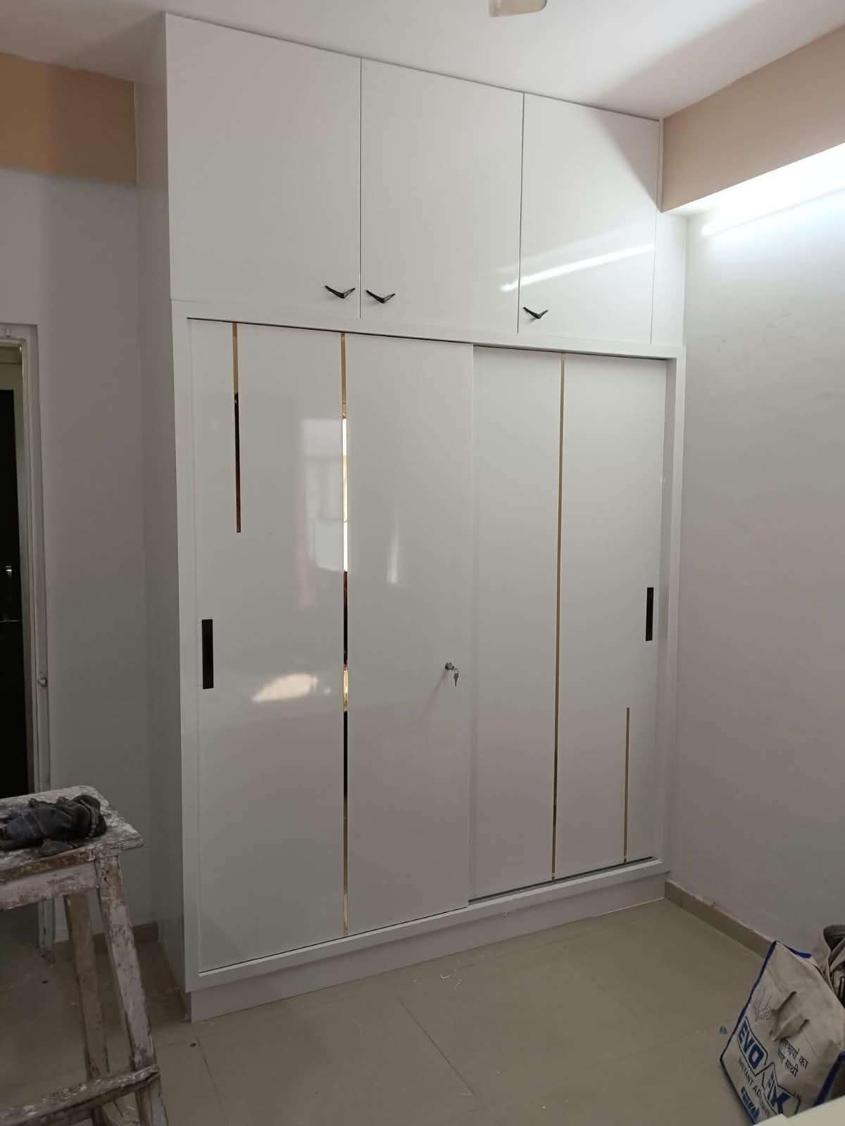 White Sliding Wardrobe